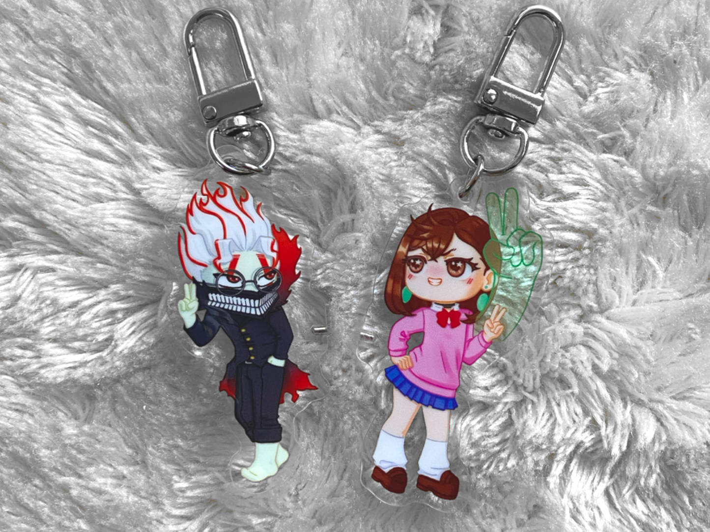 DANDADAN MAGNETIC COUPLE KEYCHAINS