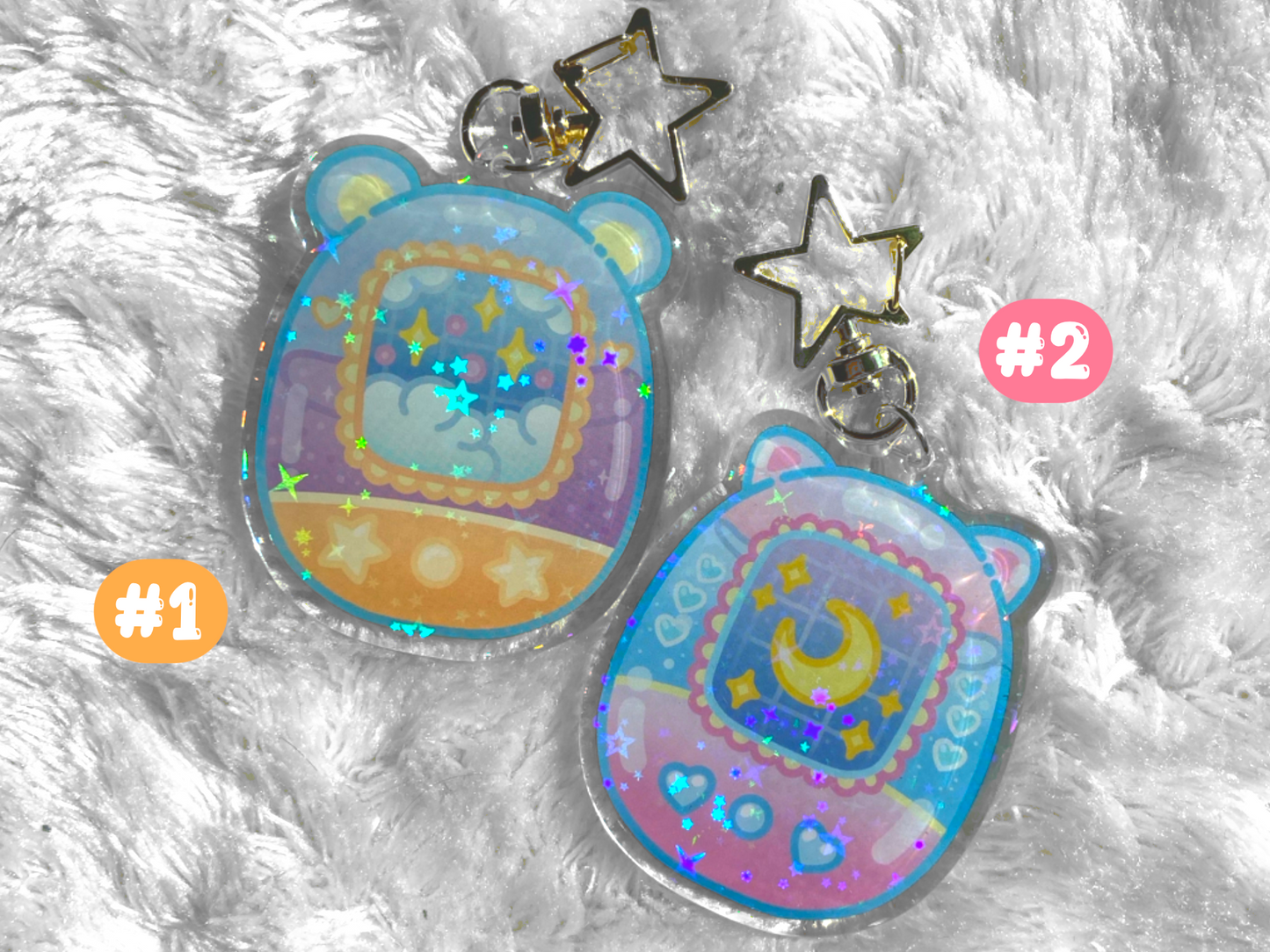 ANIMAL TAMAGOTCHI KEYCHAINS