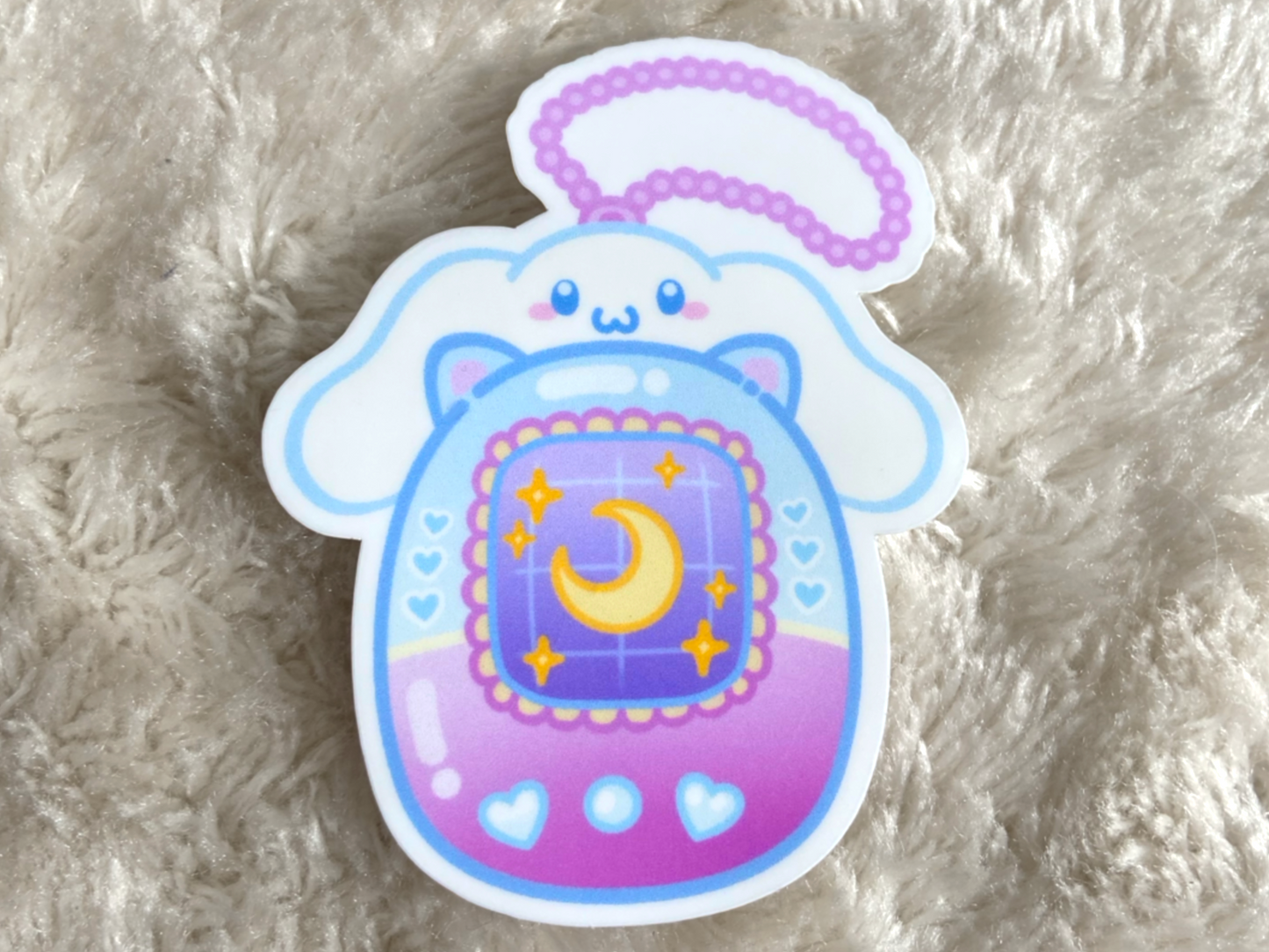 POMPOMPURIN CINNAMONROLL TAMAGOTCHI AUFKLEBER SET