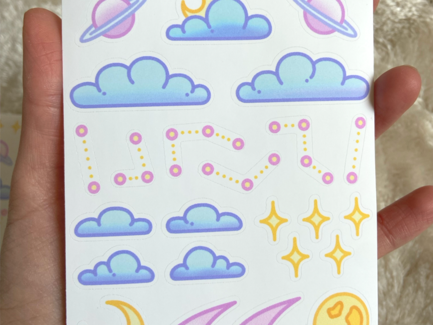 STARRY SKY STICKER SHEET