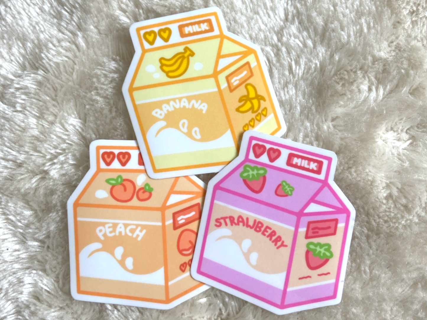 FRUIT MILK STICKER SET