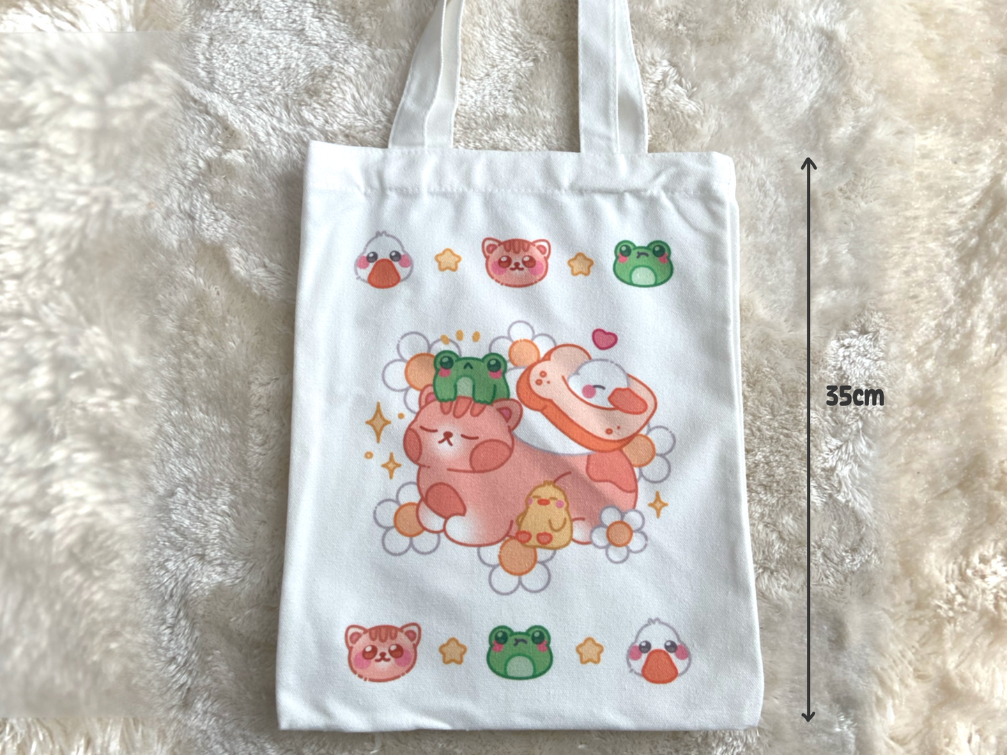COZY ANIMALS TOTE BAG