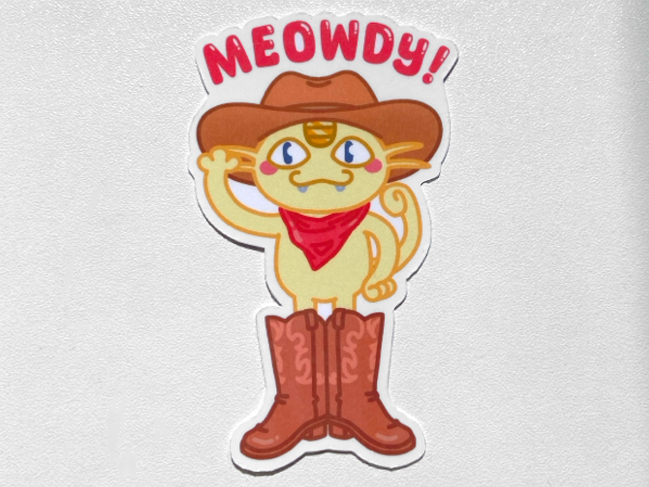 MEOWDY STICKER