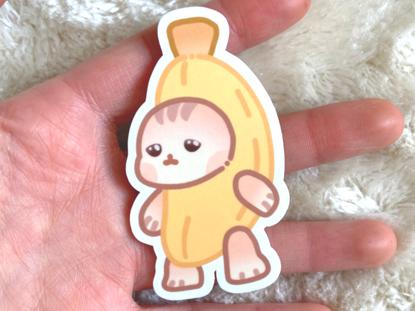 BANANEN KATZEN STICKER