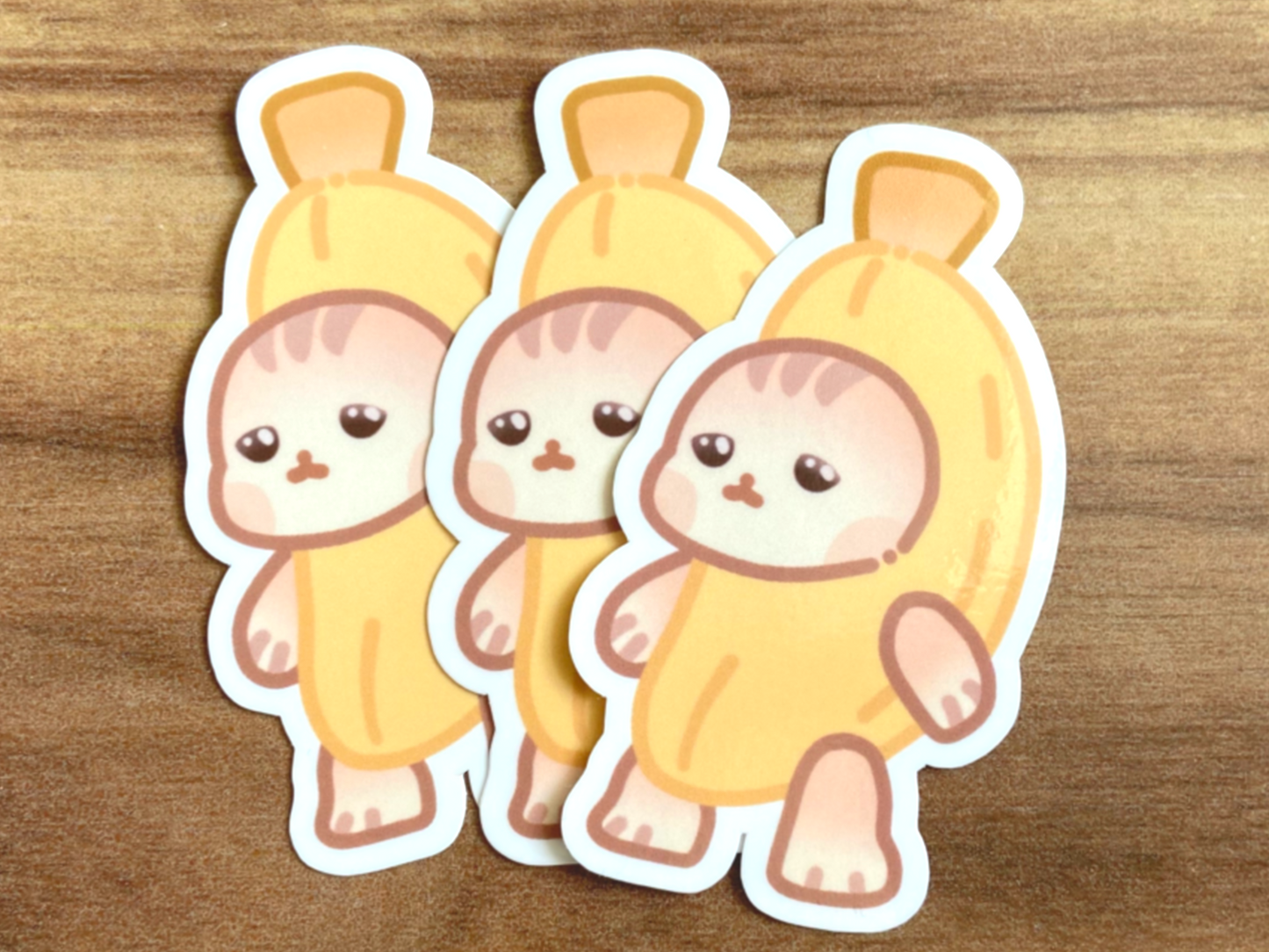 BANANEN KATZEN STICKER