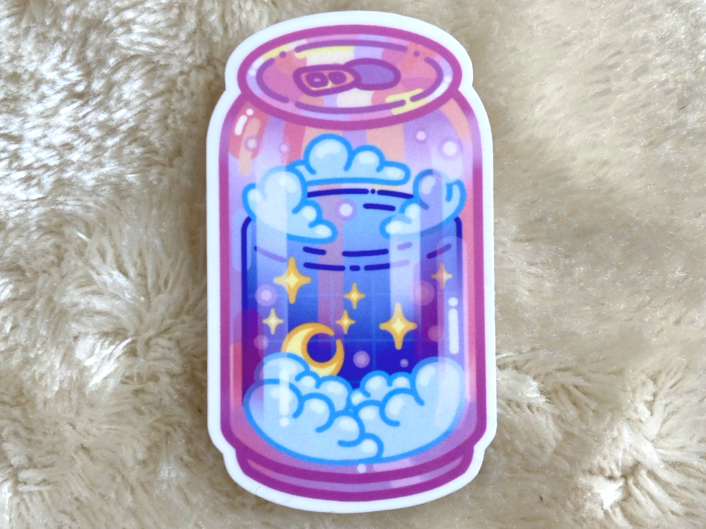 DREAMY SODA CAN STICKER