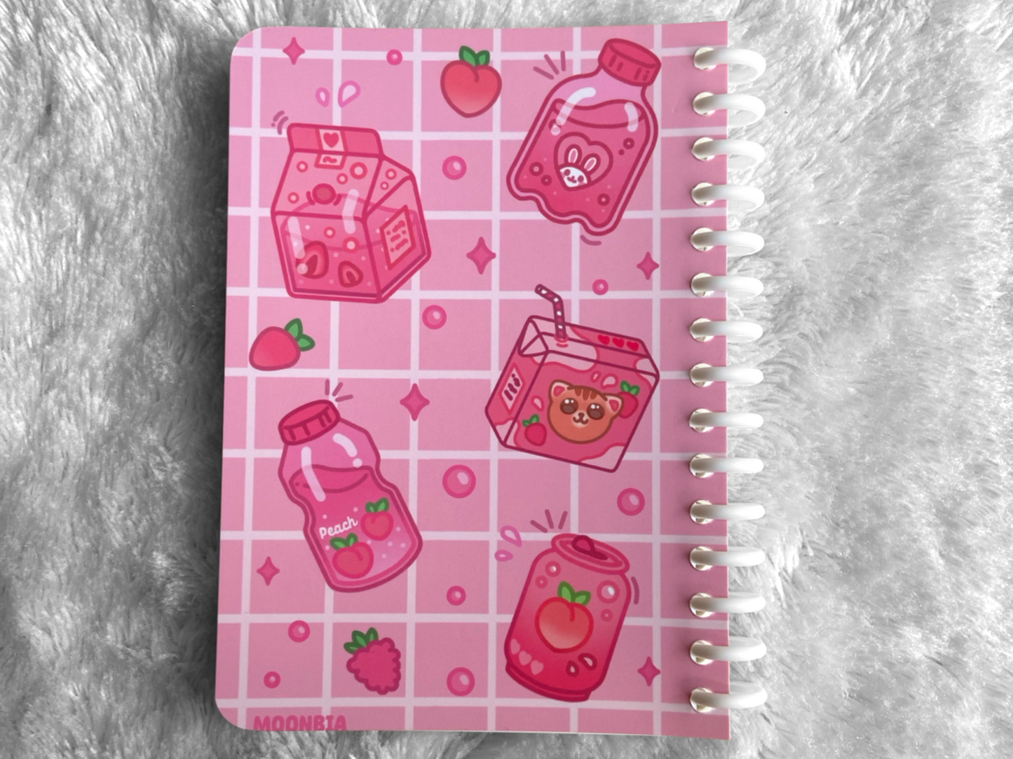 PINK DRINKS NOTEBOOK