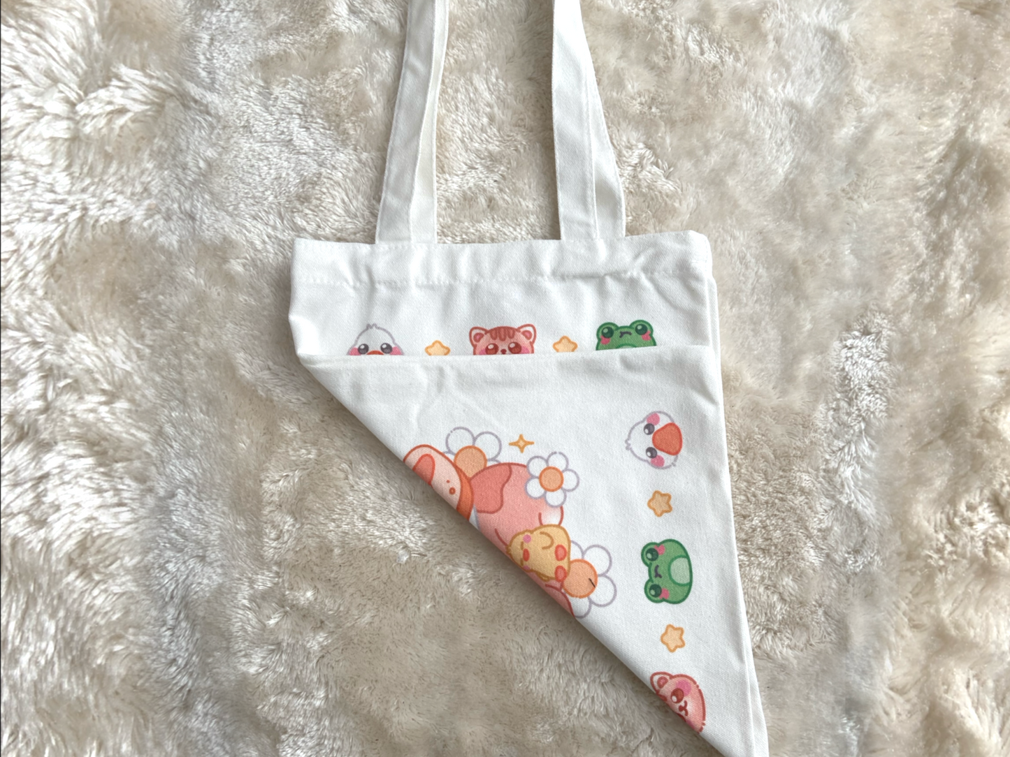 COZY ANIMALS TOTE BAG