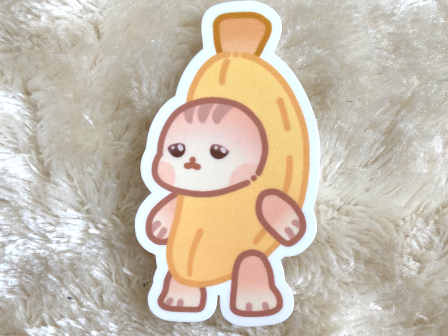 BANANEN KATZEN STICKER