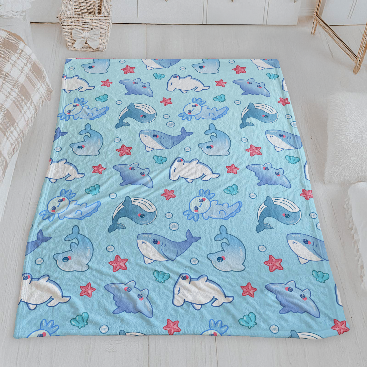 OCEAN ANIMALS BLANKET