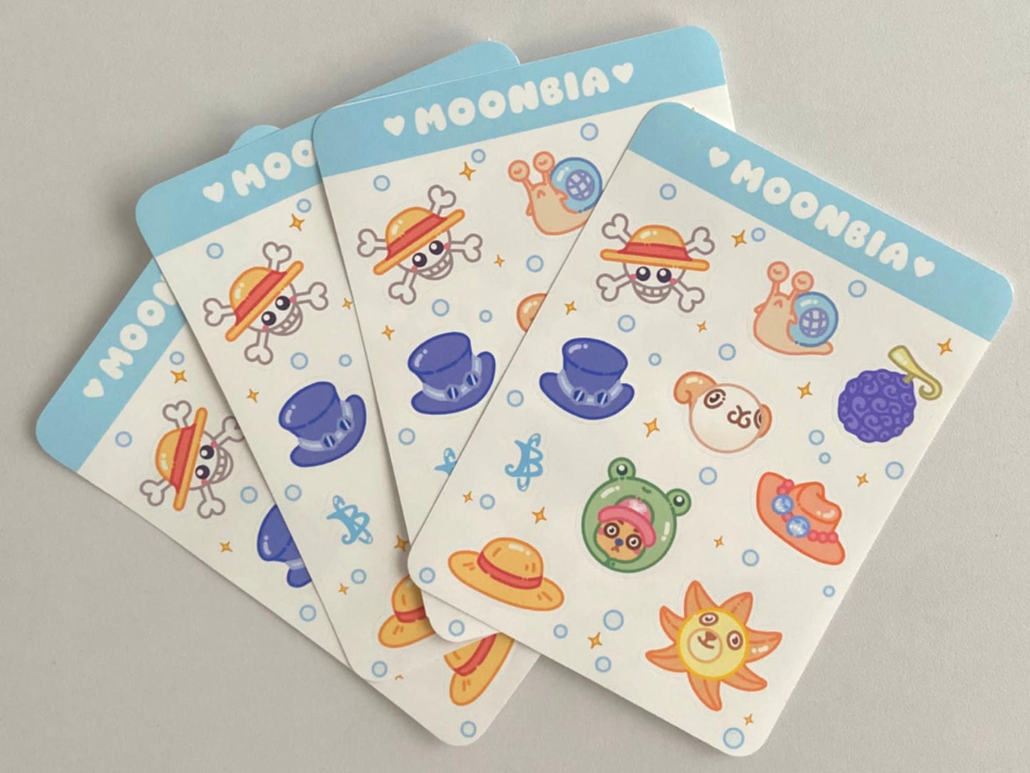ONE PIECE STICKER SHEET PACK