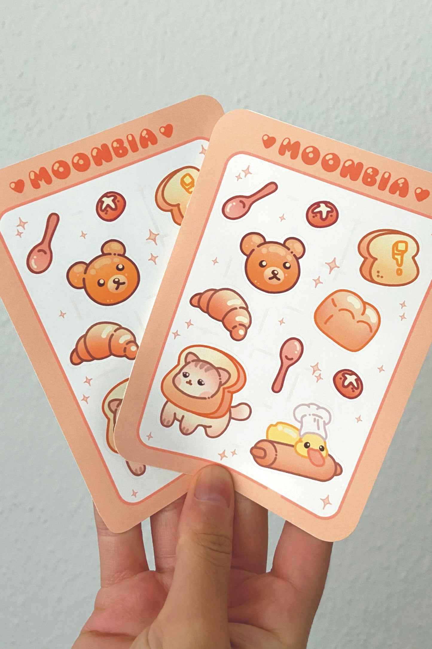 BROT BACKEN STICKERBOGEN