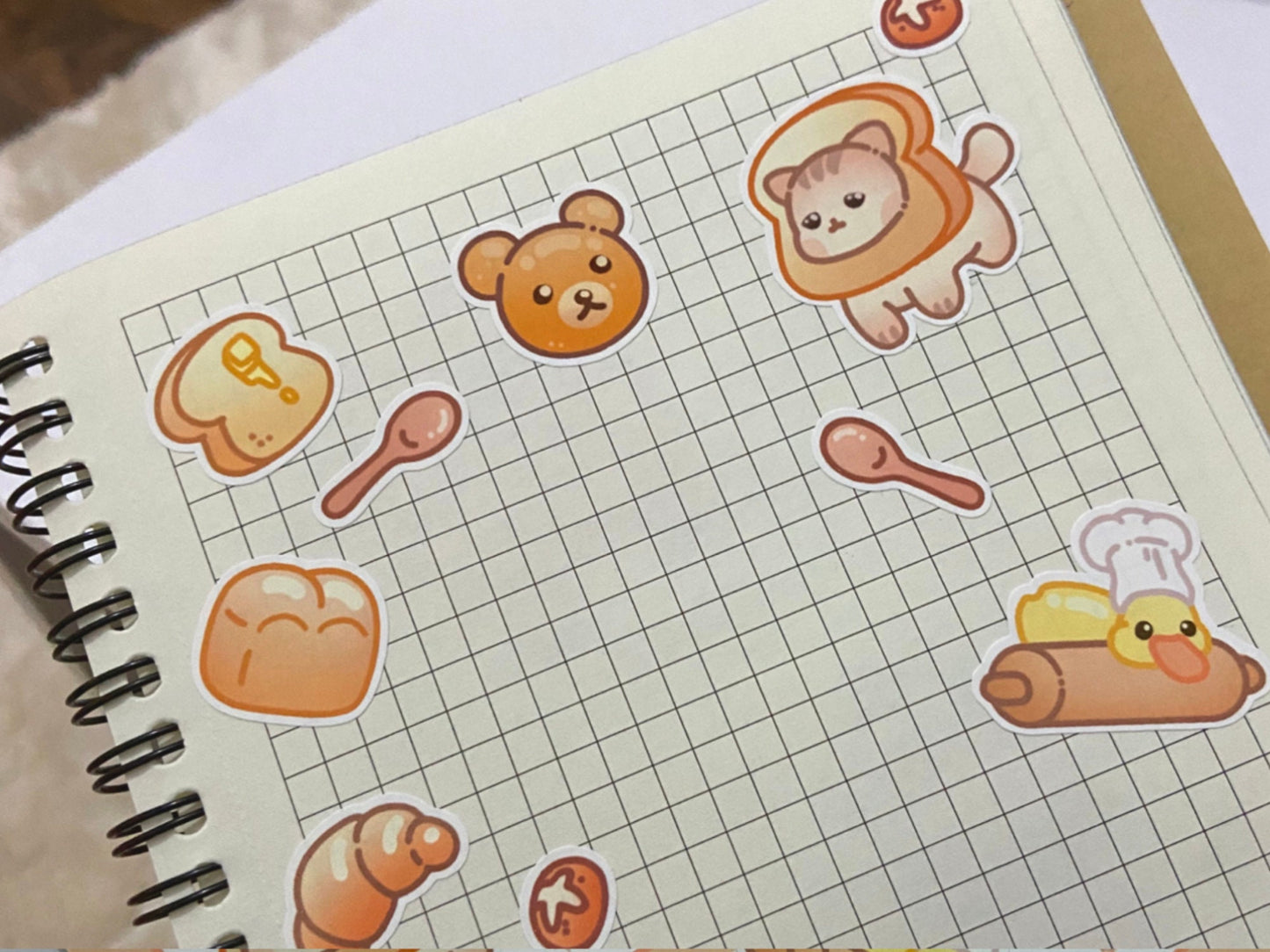 BROT BACKEN STICKERBOGEN