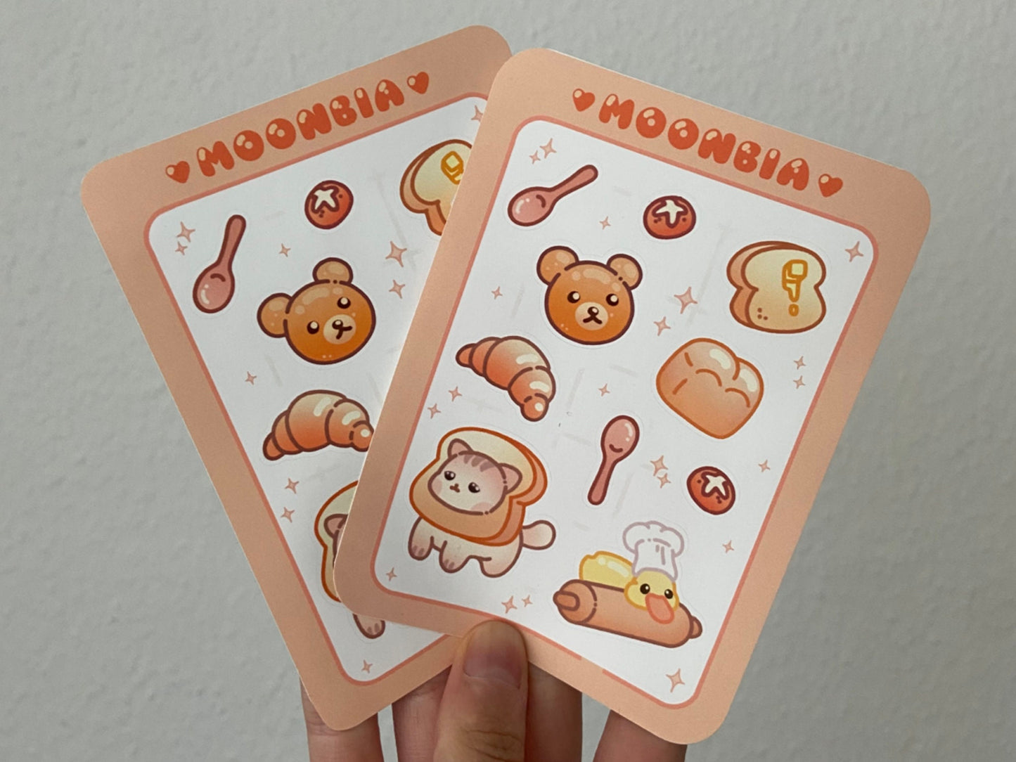 BROT BACKEN STICKERBOGEN
