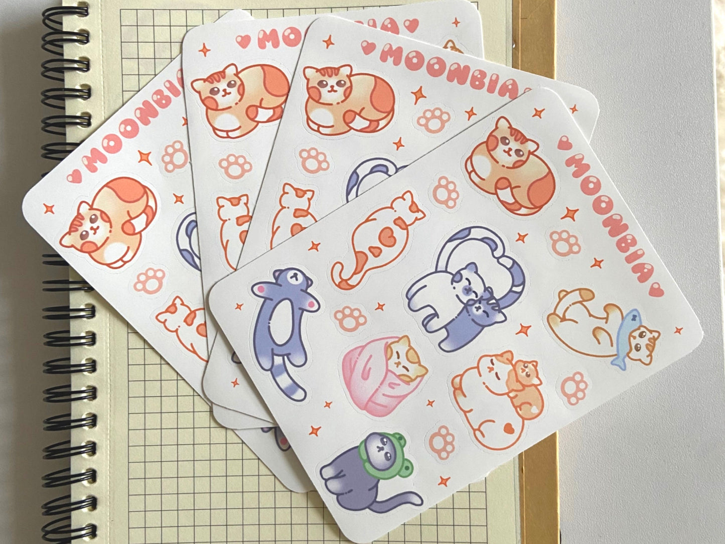 CATS STICKER SHEET