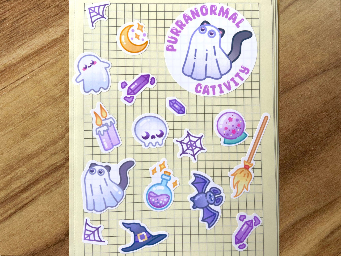 WITCH STICKER SHEET