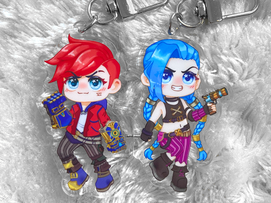 ARCANE MAGNETIC COUPLE KEYCHAINS