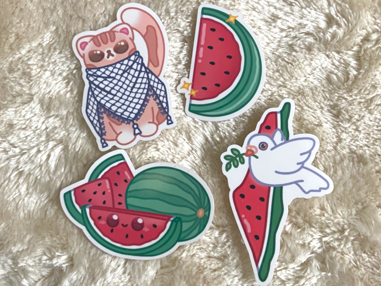 MELON PROTEST STICKERS