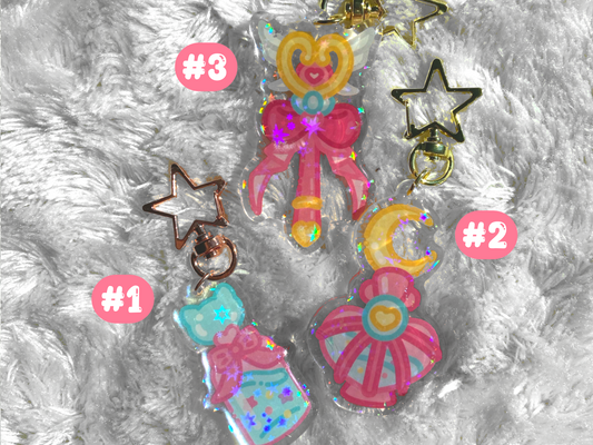MAGIC GIRL KEYCHAINS