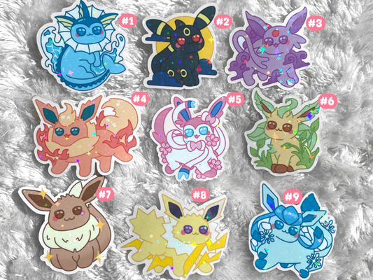 EEVEEELUTION STICKERS