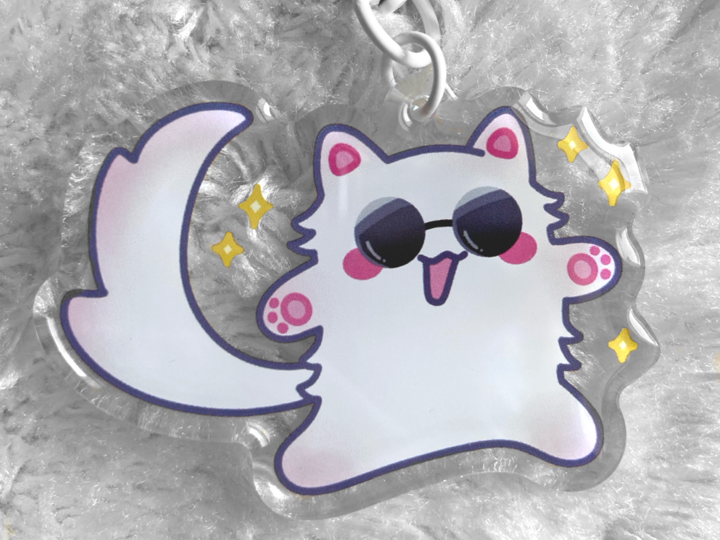 CAT GOJO KEYCHAIN