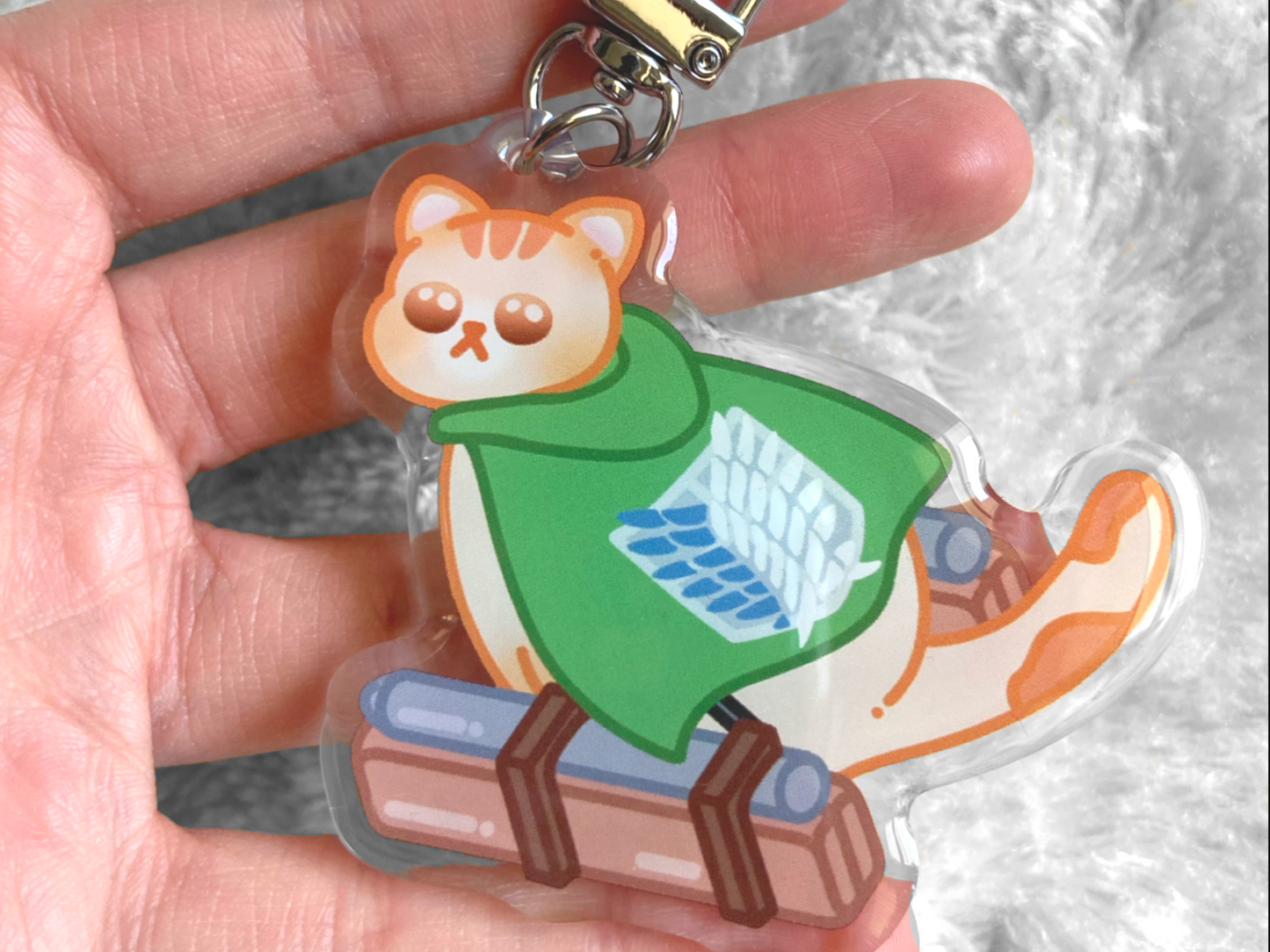 CATTACK ON TITAN KEYCHAIN