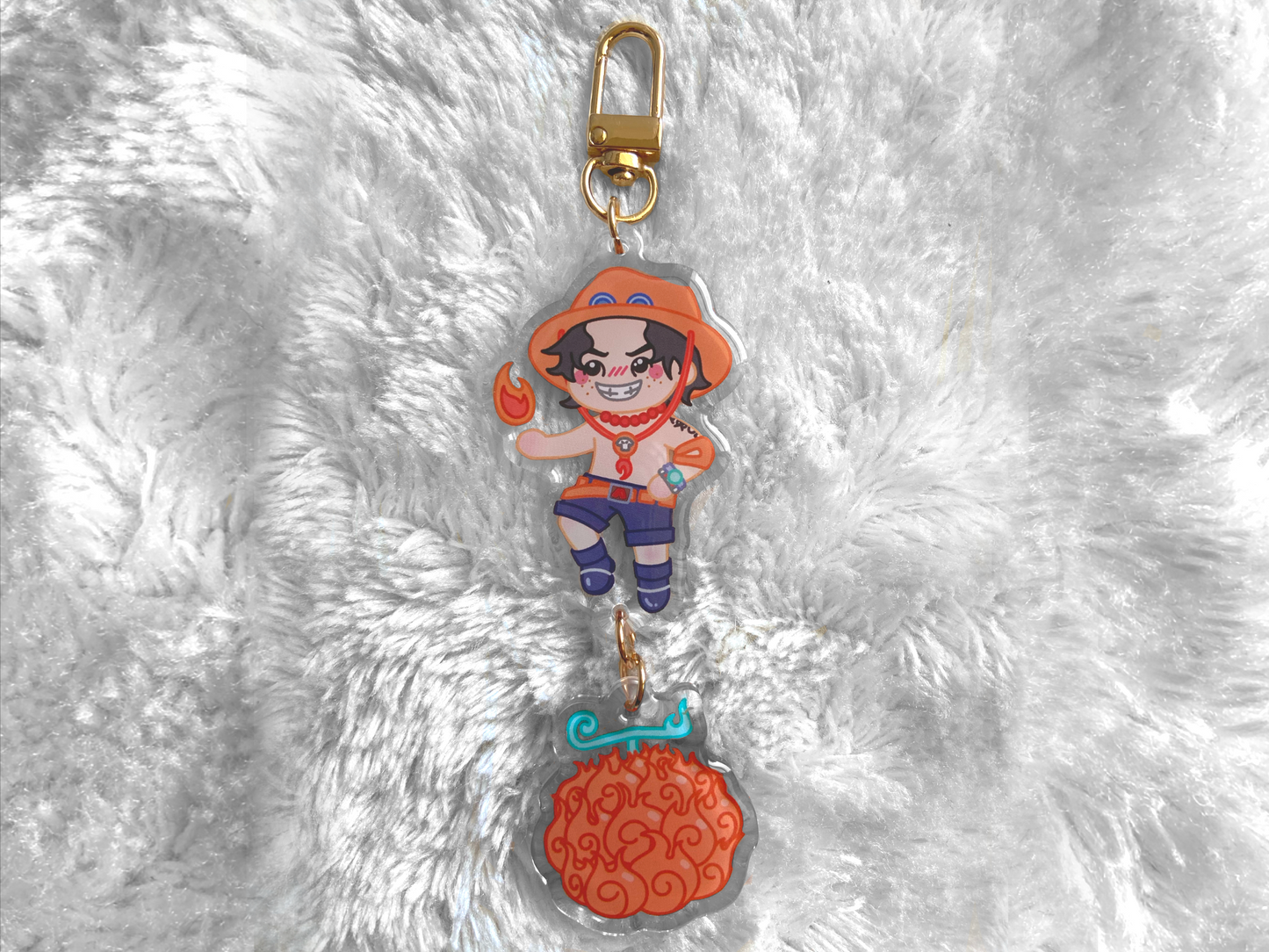 ONE PIECE DUO KEYCHAINS