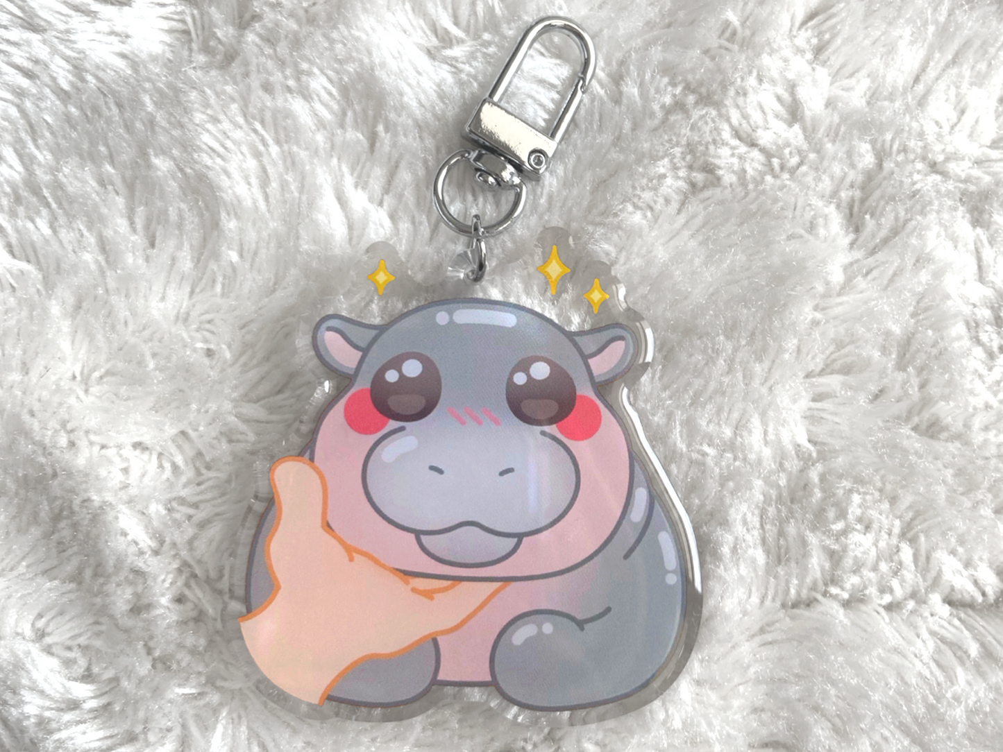 MOO DENG KEYCHAINS