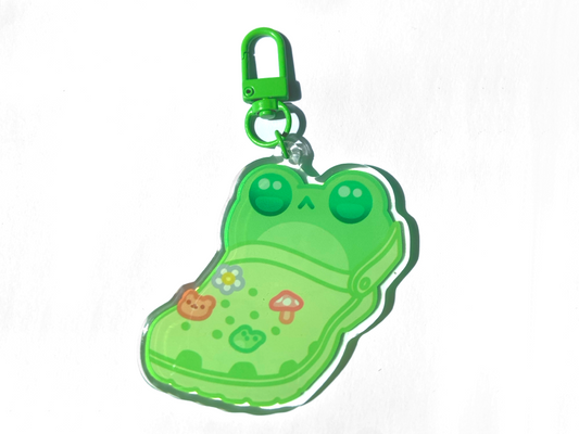 FROG CROCS KEYCHAIN
