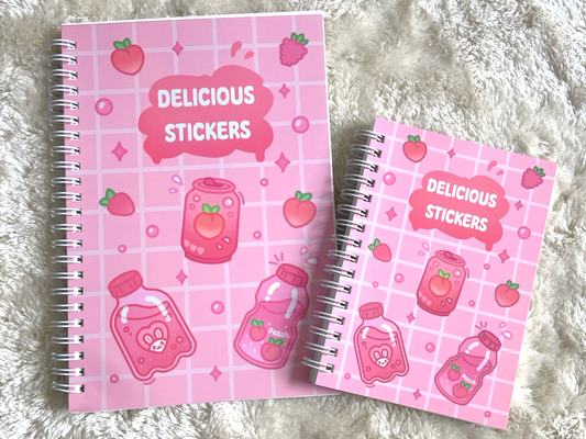 PINK DRINKS STICKERBOOK