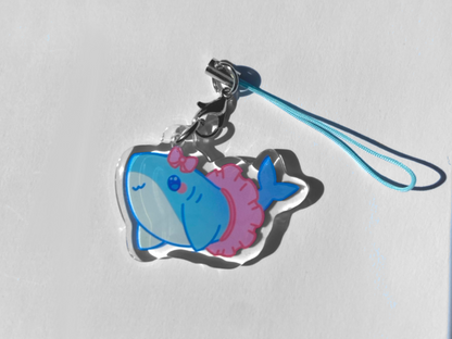 SHARK TUTU PHONE CHARM