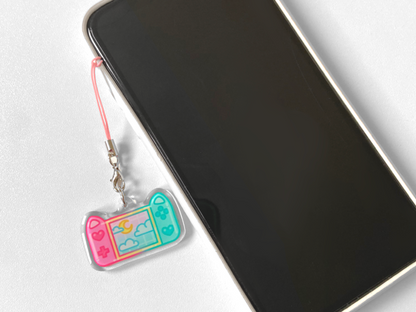 GAME CONSOLE PHONE CHARM