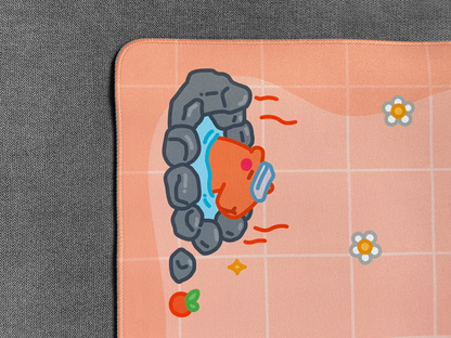 CAPYBARA THEMED BIG MOUSEPAD