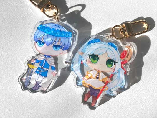 FRIEREN & HIMMEL MAGNETIC COUPLE KEYCHAIN