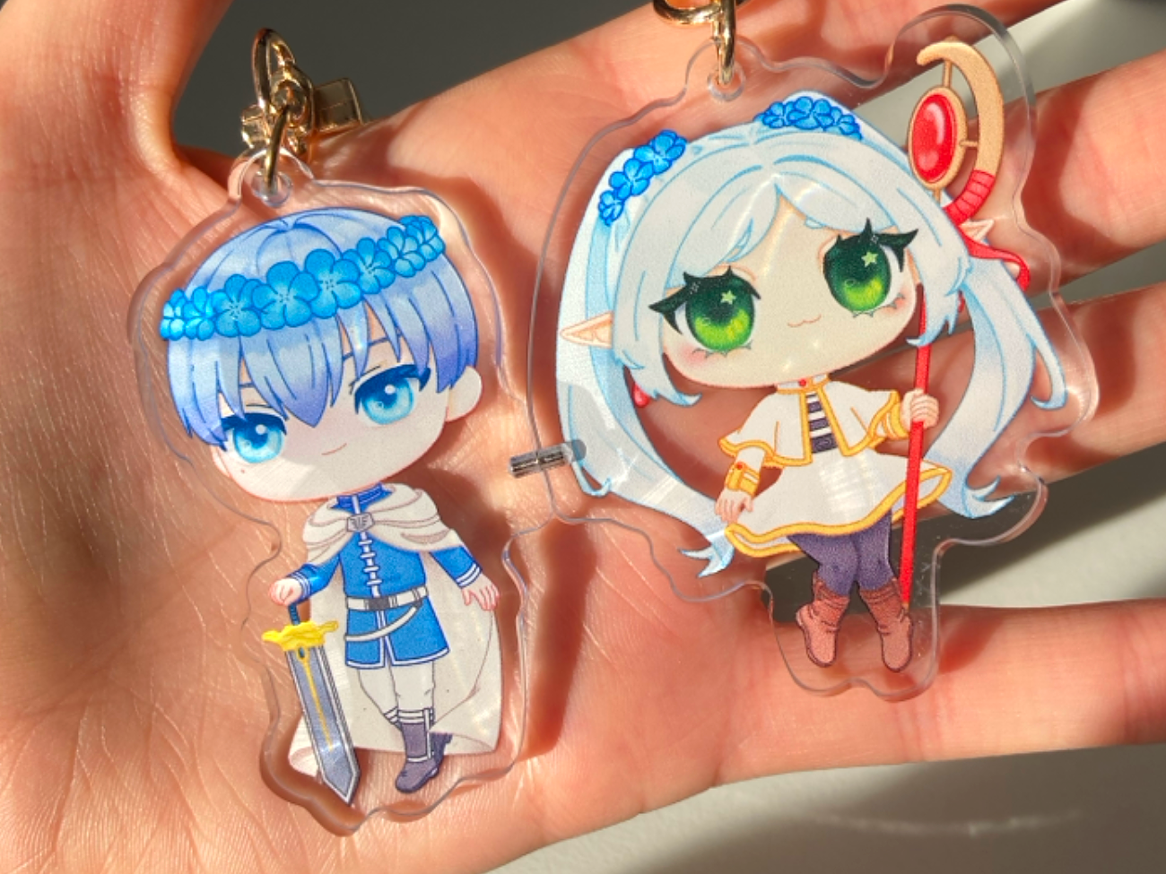 FRIEREN & HIMMEL MAGNETIC COUPLE KEYCHAIN