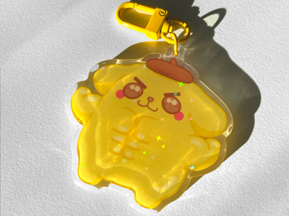 BUFF POMPOMPURIN KEYCHAIN