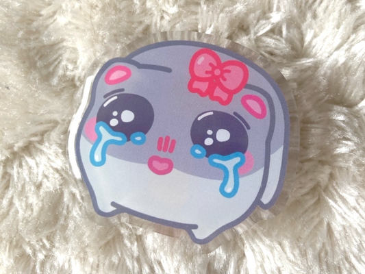 SAD HAMSTER PIN