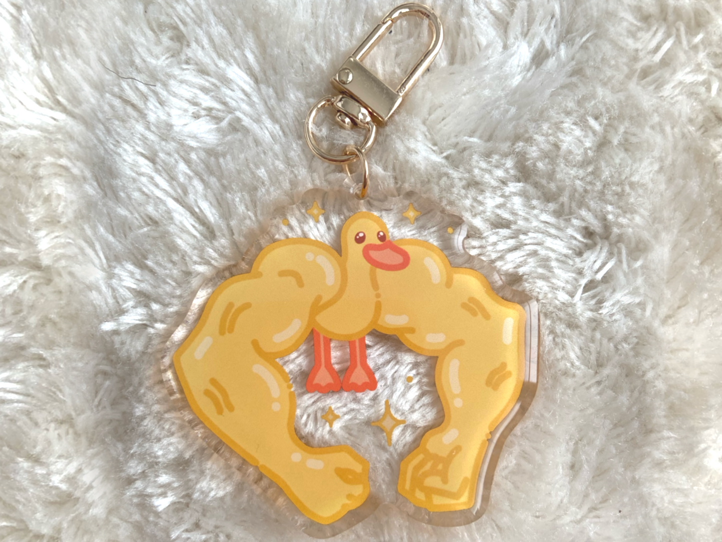 BUFF DUCK KEYCHAIN