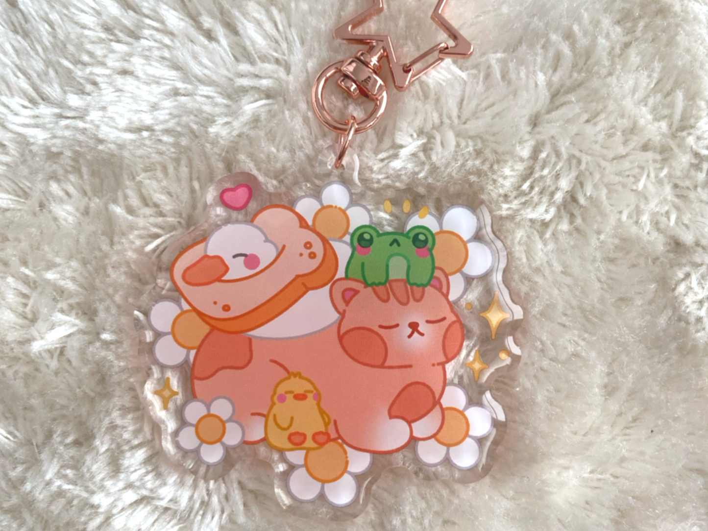 SLEEPY ANIMALS KEYCHAIN