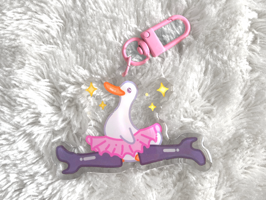 SASSY DUCK KEYCHAIN