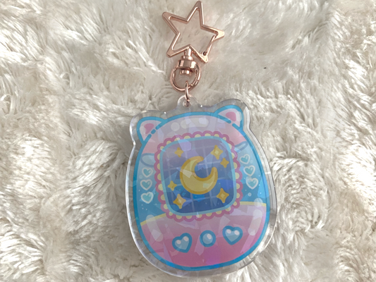 CAT TAMAGOTCHI KEYCHAIN