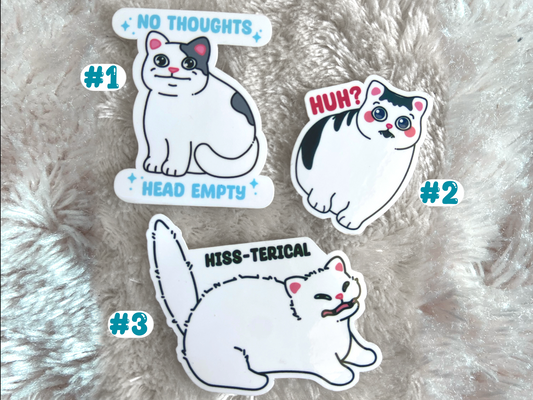 CAT MEME STICKERS