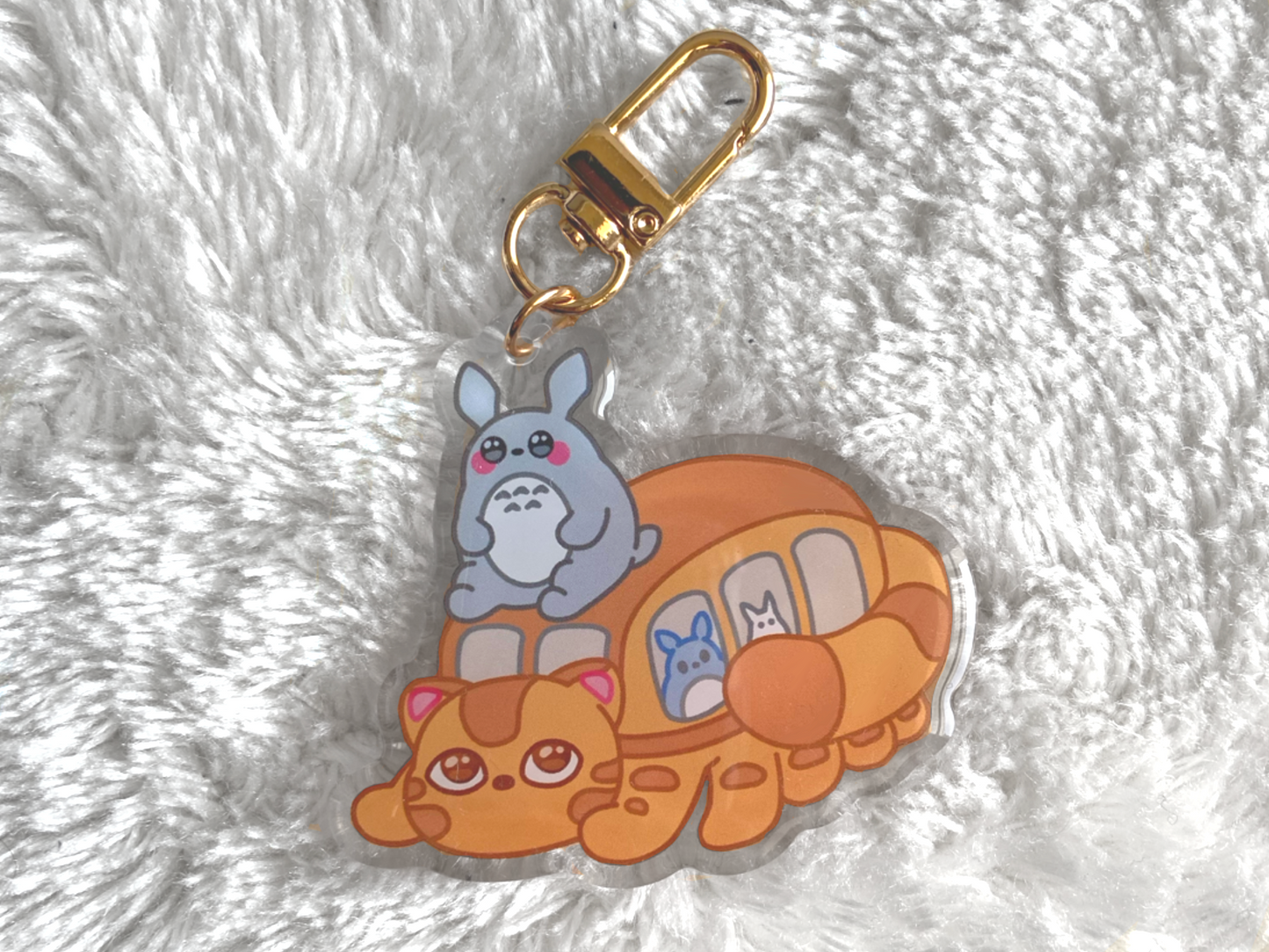 CATBUS TOTORO KEYCHAIN