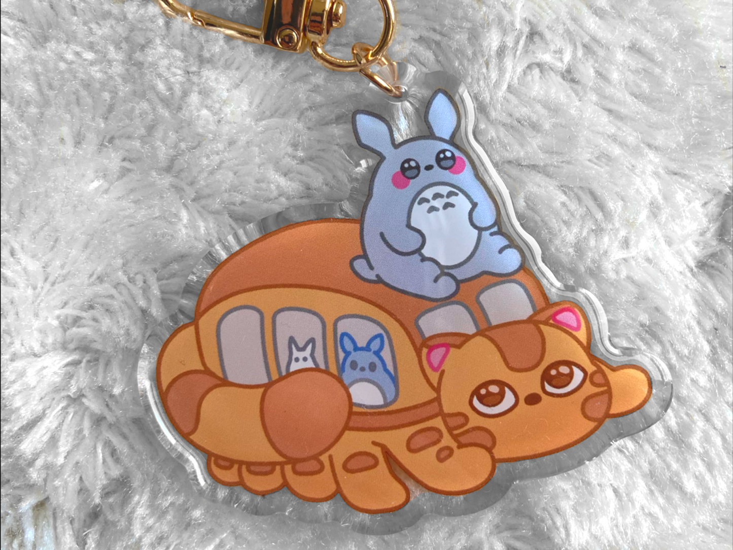 CATBUS TOTORO KEYCHAIN