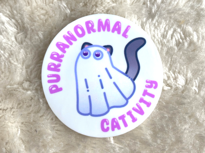 CAT GHOST STICKER