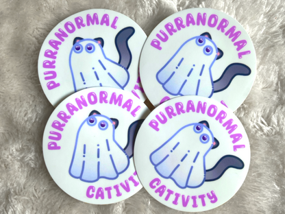 CAT GHOST STICKER