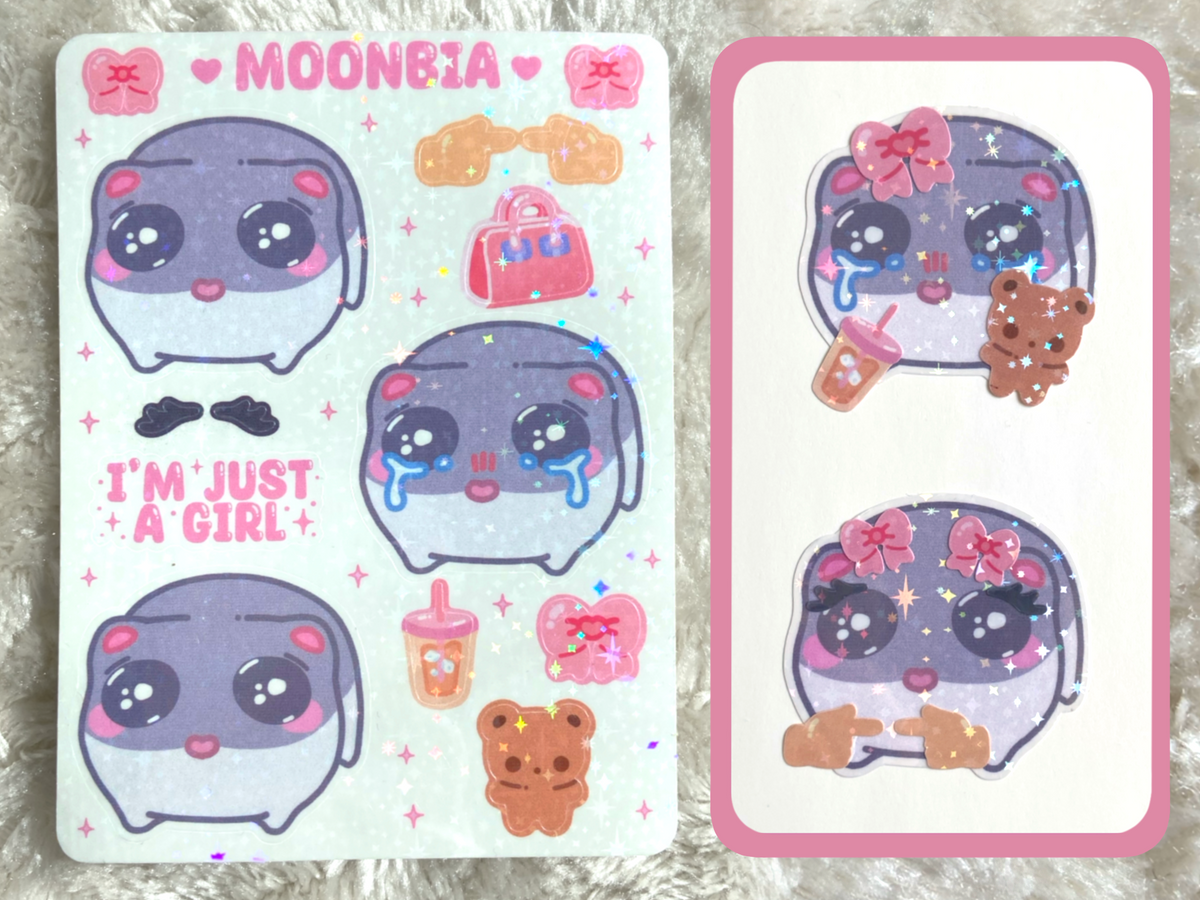 Hatch Sad Sticker SAD HAMSTER STICKER SHEET – Moonbia