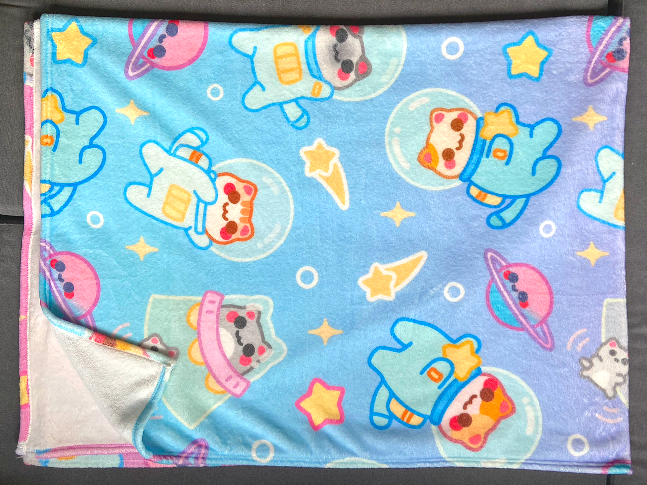 SPACE KITTY BLANKET