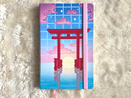 A5 JAPANESE TEMPLE LEATHER NOTEBOOK