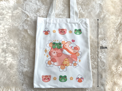 COZY ANIMALS TOTE BAG